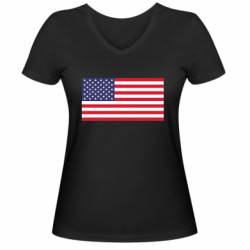 Жіночі футболки з V-подібним вирізом