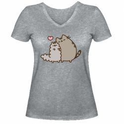 Женские футболки с V-образным вырезом