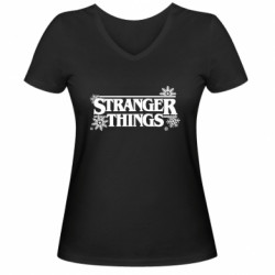 Жіночі футболки з V-подібним вирізом