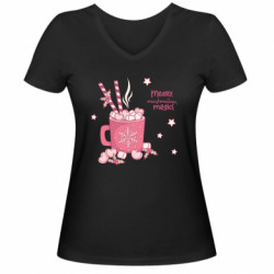 Жіночі футболки з V-подібним вирізом