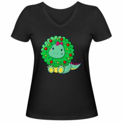 Женские футболки с V-образным вырезом