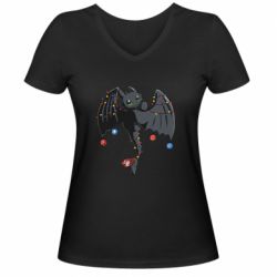 Жіночі футболки з V-подібним вирізом