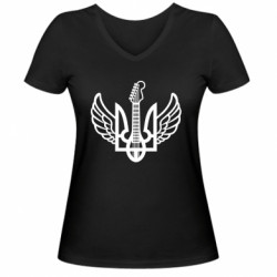 Женские футболки с V-образным вырезом - FATLINE