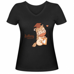 Жіночі футболки з V-подібним вирізом