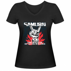 Жіночі футболки з V-подібним вирізом - FATLINE