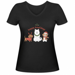 Жіночі футболки з V-подібним вирізом