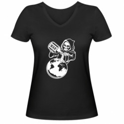 Жіночі футболки з V-подібним вирізом - FATLINE