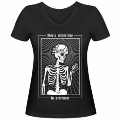 Женские футболки с V-образным вырезом - FATLINE