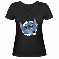 Жіночі футболки з V-подібним вирізом