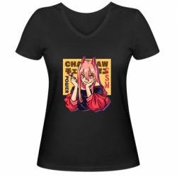 Женские футболки с V-образным вырезом - FATLINE