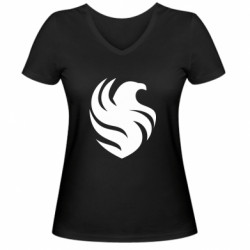 Жіночі футболки з V-подібним вирізом - FATLINE