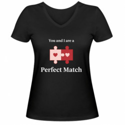 Жіночі футболки з V-подібним вирізом - FATLINE