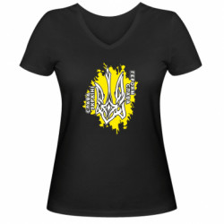 Женские футболки с V-образным вырезом - FATLINE