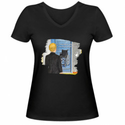 Жіночі футболки з V-подібним вирізом - FATLINE