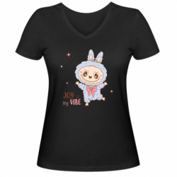 Женские футболки с V-образным вырезом