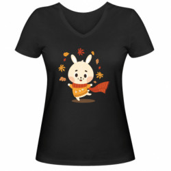 Жіночі футболки з V-подібним вирізом