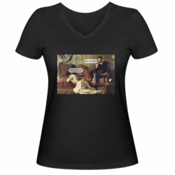 Женские футболки с V-образным вырезом - FATLINE