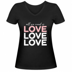 Жіночі футболки з V-подібним вирізом - FATLINE