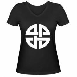 Жіночі футболки з V-подібним вирізом