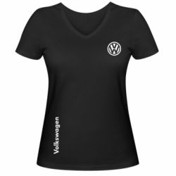 Жіночі футболки з V-подібним вирізом - FATLINE
