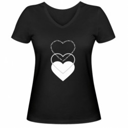 Жіночі футболки з V-подібним вирізом - FATLINE