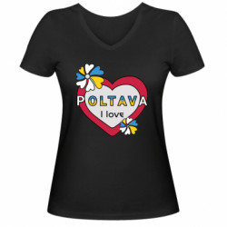 Женские футболки с V-образным вырезом - FATLINE