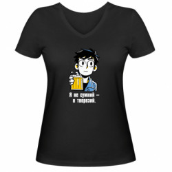 Жіночі футболки з V-подібним вирізом