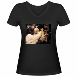 Женские футболки с V-образным вырезом