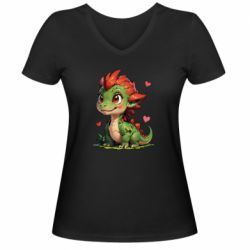 Женские футболки с V-образным вырезом