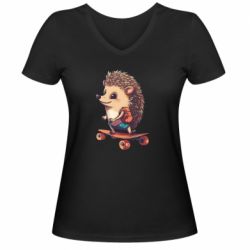 Женские футболки с V-образным вырезом