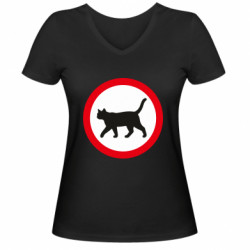 Жіночі футболки з V-подібним вирізом