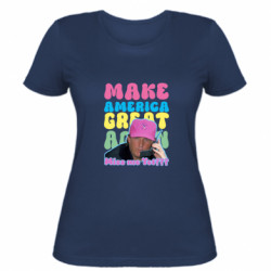 Женская футболка Make America Greate Again - FATLINE Женская футболка Make America Greate Again