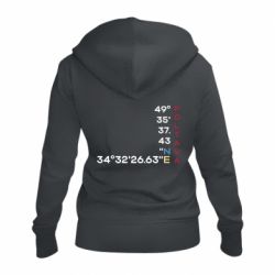 Женские худи на молнии