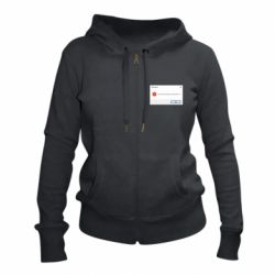 Женские худи на молнии