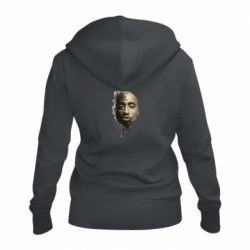 Жіноча худі на блискавці Tupac Shakur - FATLINE Жіноча худі на блискавці Tupac Shakur