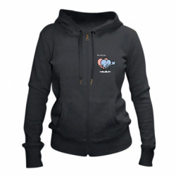 Женские худи на молнии