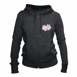 Женские худи на молнии