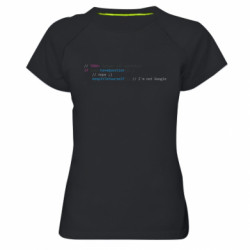 Женские спортивные футболки