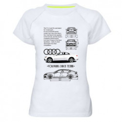 Женская спортивная футболка Audi S5 - FATLINE Женская спортивная футболка Audi S5