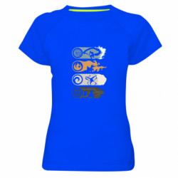 Женские спортивные футболки