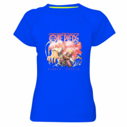 Жіноча спортивна футболка Донкіхот Дофламінго - FATLINE Жіноча спортивна футболка Донкіхот Дофламінго