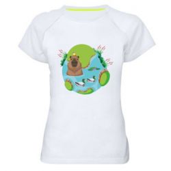 Женские спортивные футболки