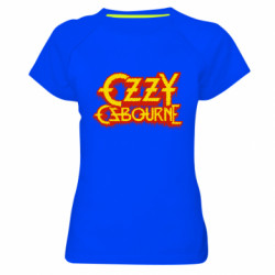 Жіноча спортивна футболка Оззі Озборн лого - FATLINE Жіноча спортивна футболка Оззі Озборн лого