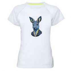 Жіноча спортивна футболка Сірий кенгуру - FATLINE Жіноча спортивна футболка Сірий кенгуру