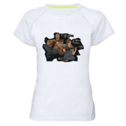 Женские спортивные футболки