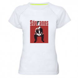 Женская спортивная футболка Тони Сопрано - FATLINE Женская спортивная футболка Тони Сопрано