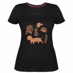 Женские стрейчевые футболки