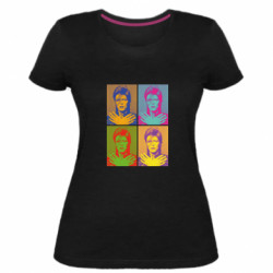 Женские стрейчевые футболки