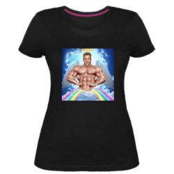 Женские стрейчевые футболки