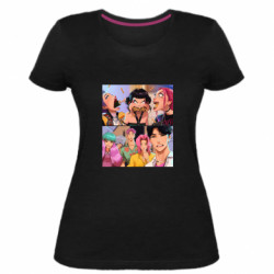 Женские стрейчевые футболки